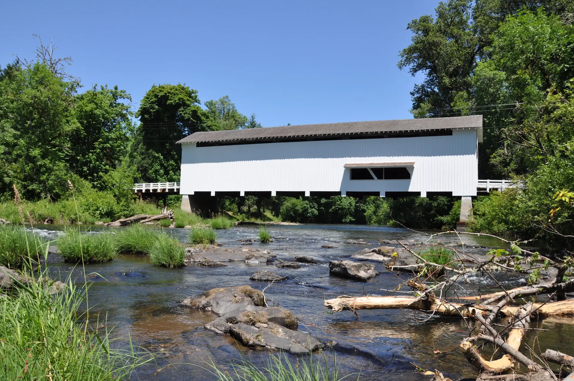 Oregon covered bridge
