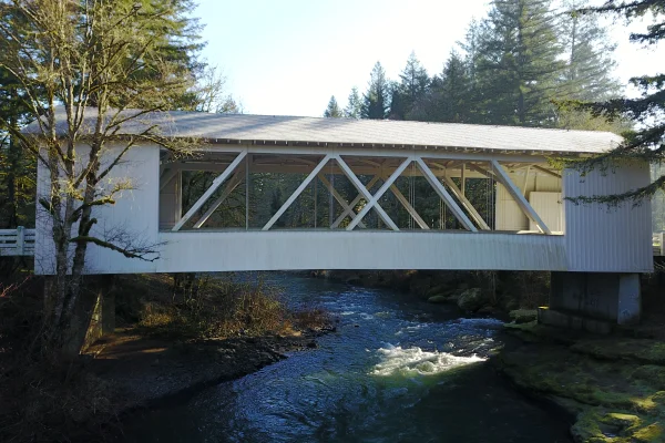 Hannah Bridge — aerial overview