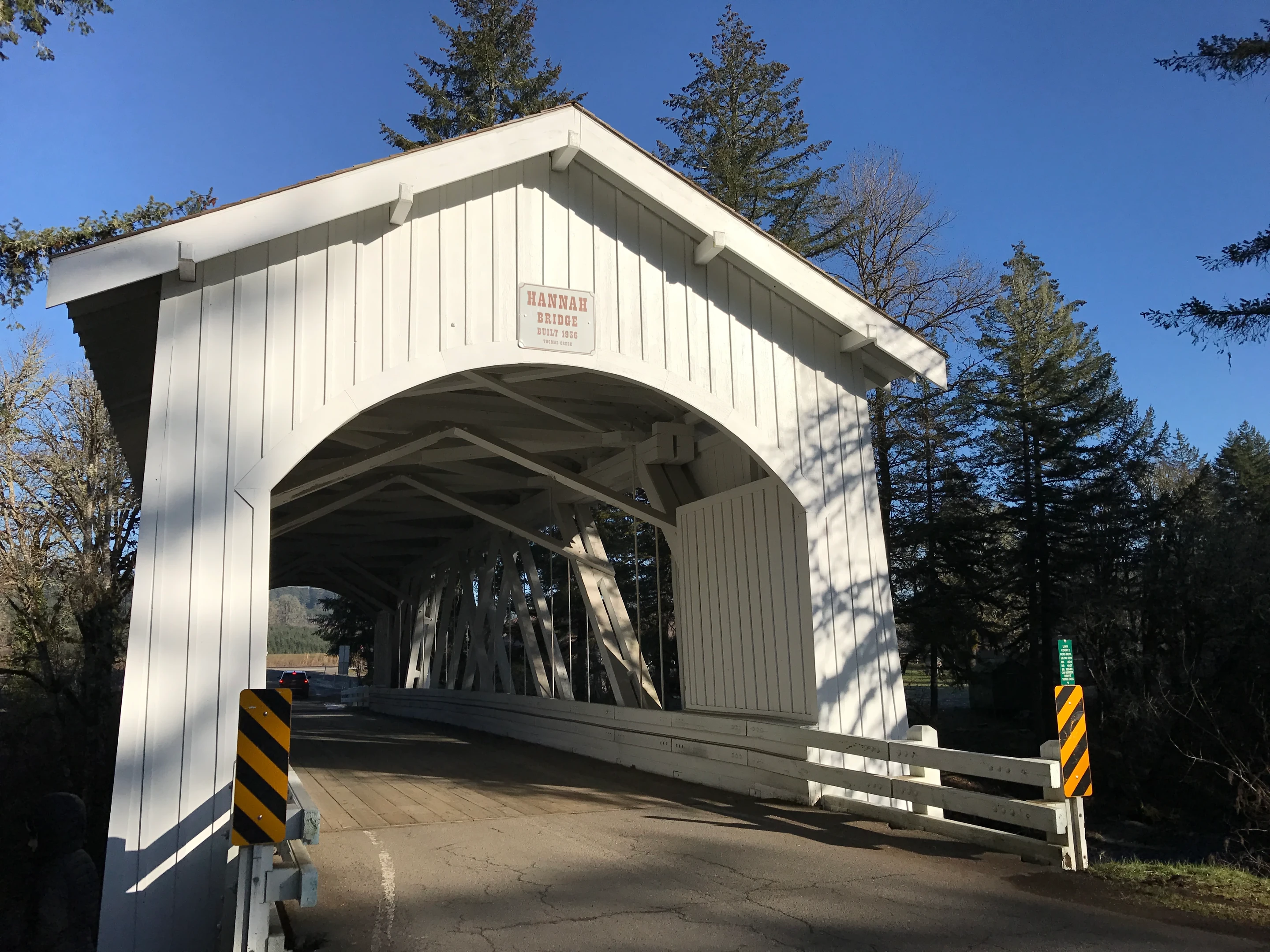 Hannah Bridge — interior view
