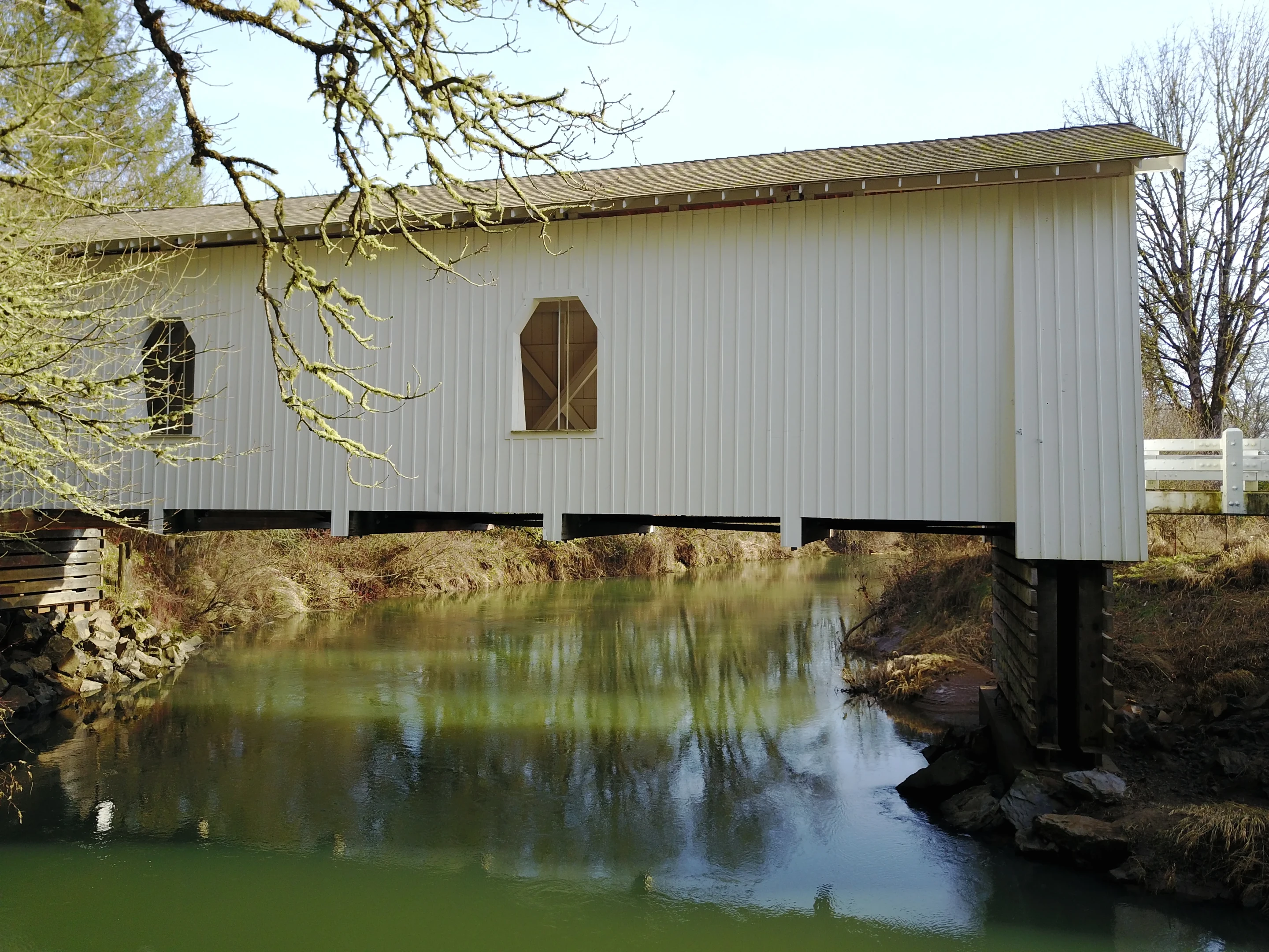 Hoffman Bridge — creek perspective