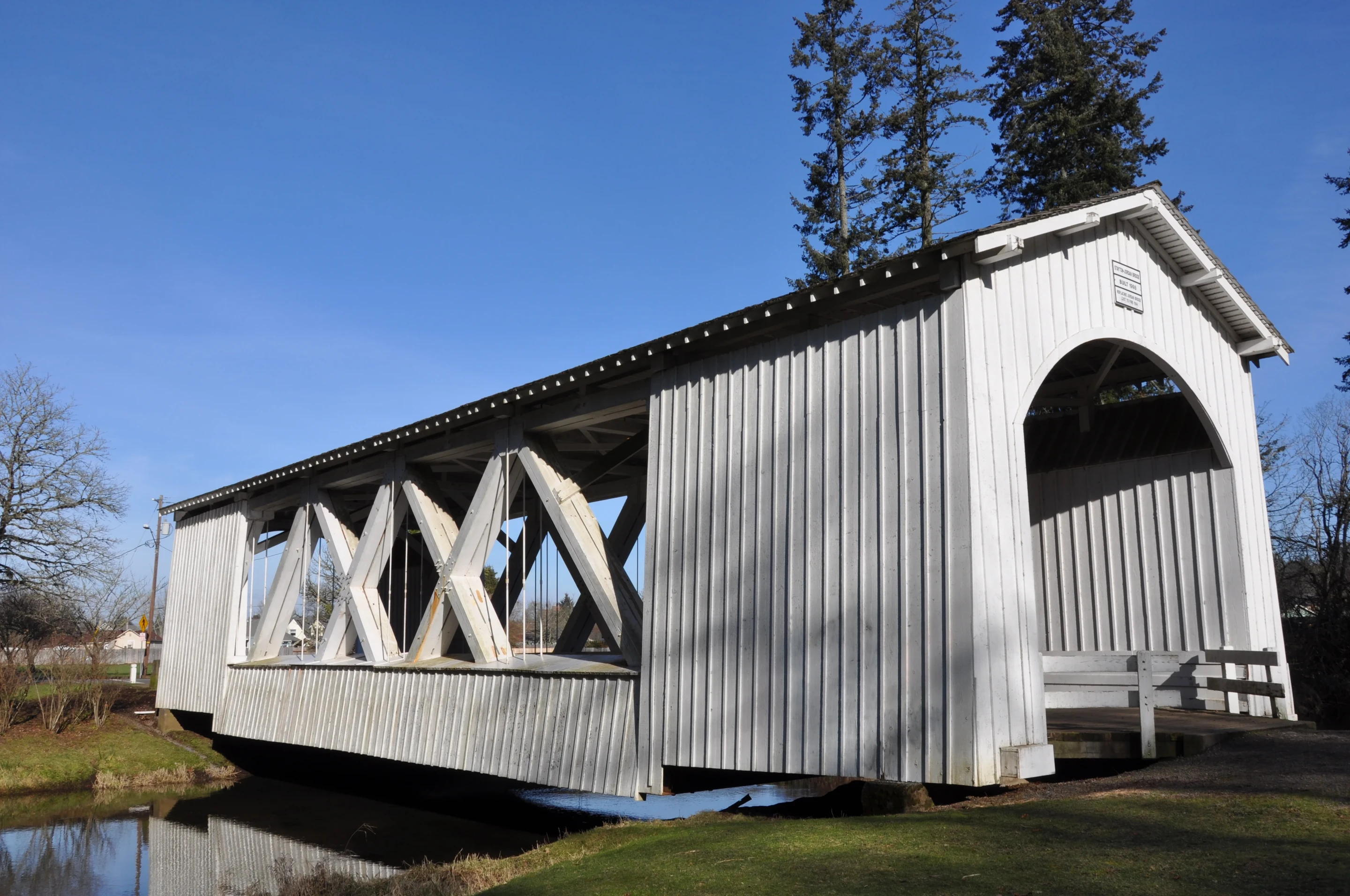 Stayton-Jordan Bridge — side elevation
