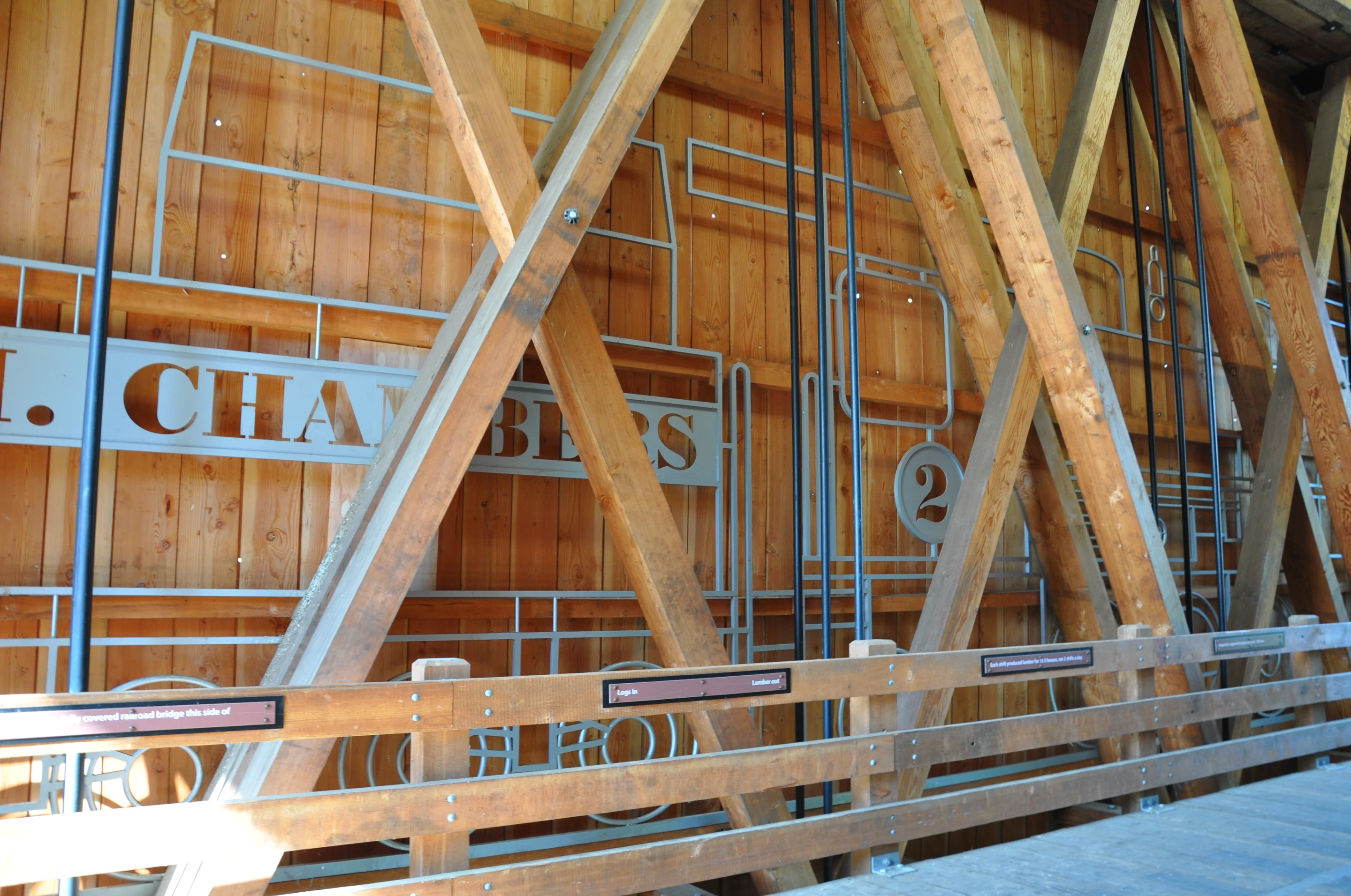 Chambers Bridge — downstream view