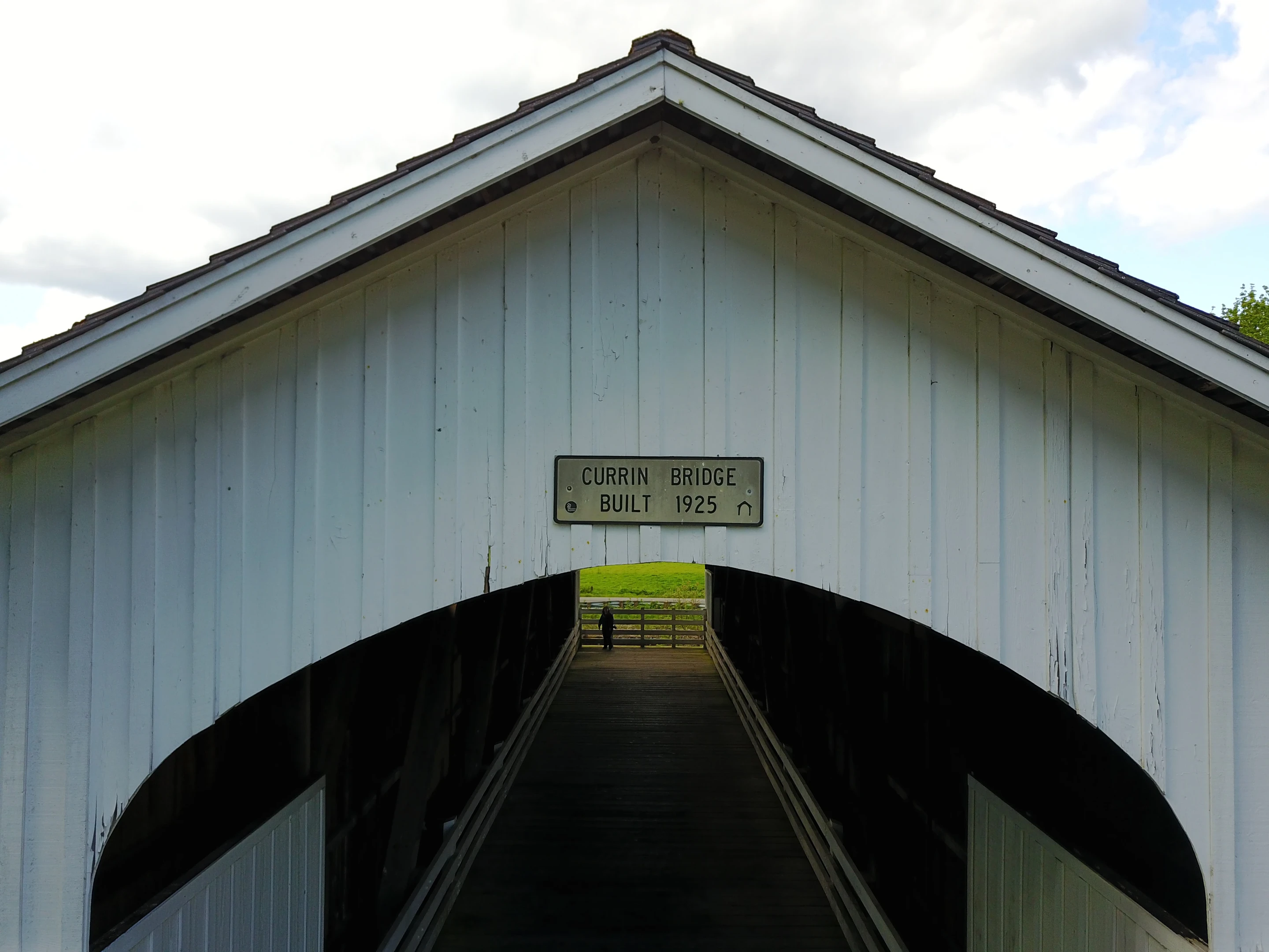 Currin Bridge — aerial view