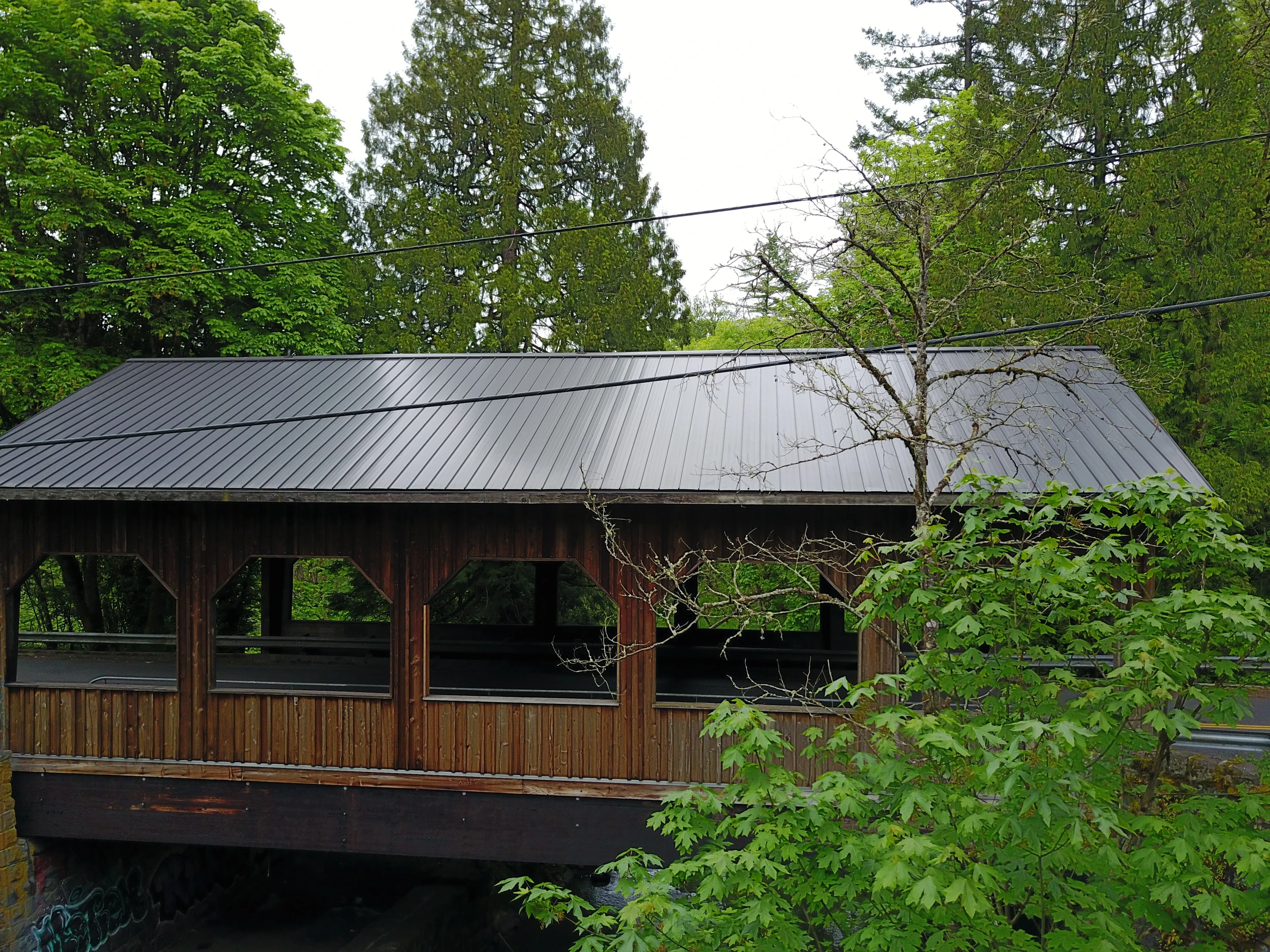 Oregon covered bridge