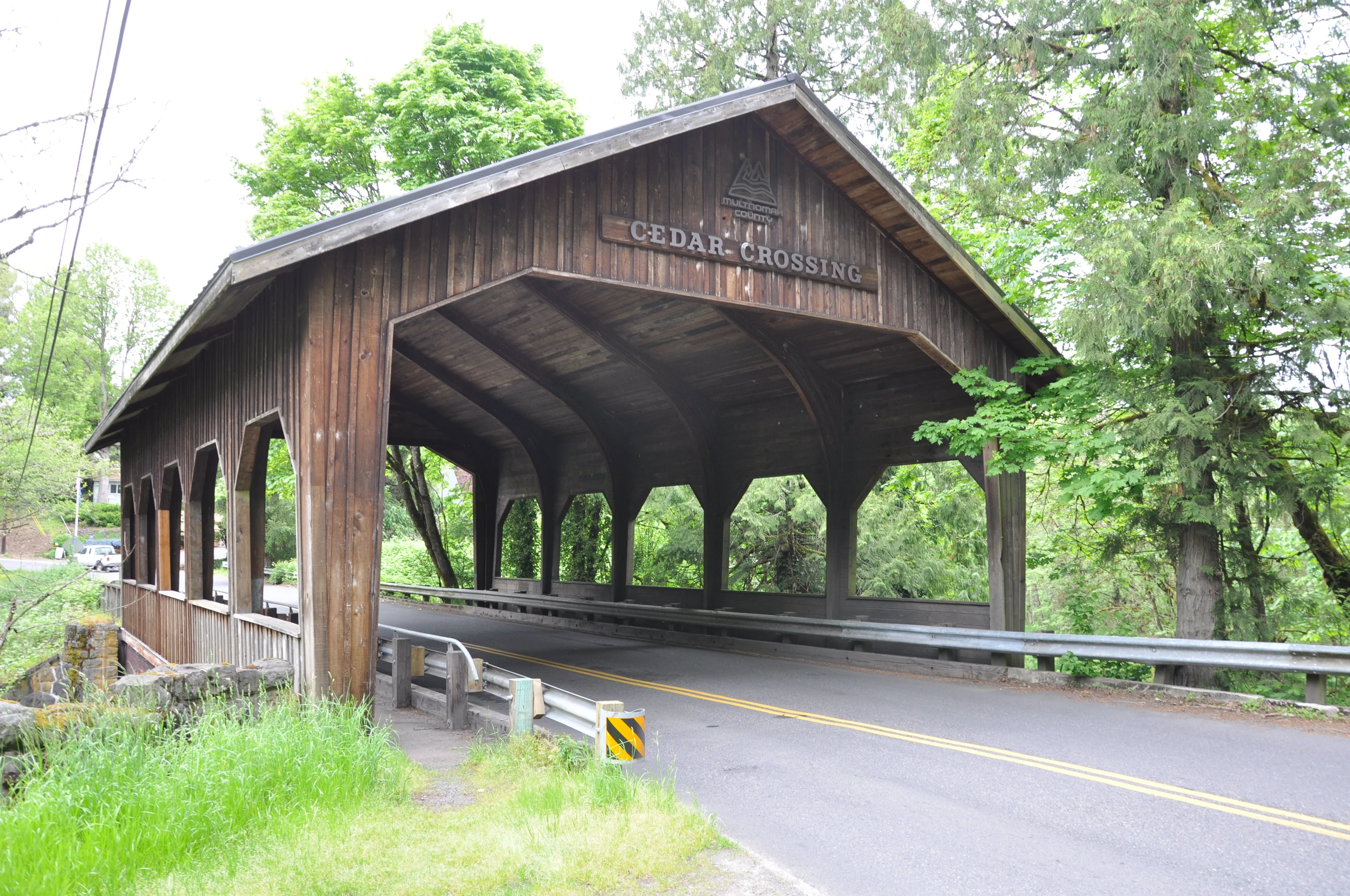 Cedar Crossing Bridge — portal entrance