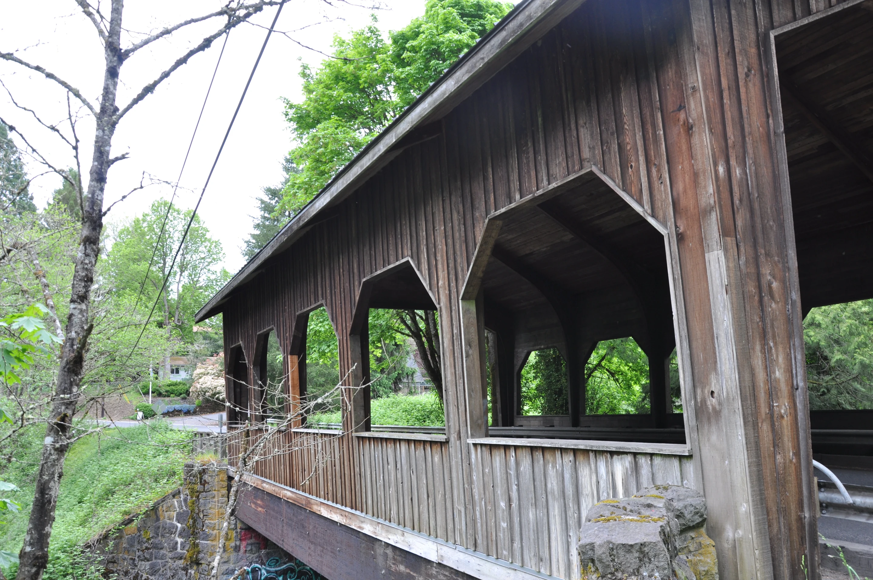 Cedar Crossing Bridge — creek view