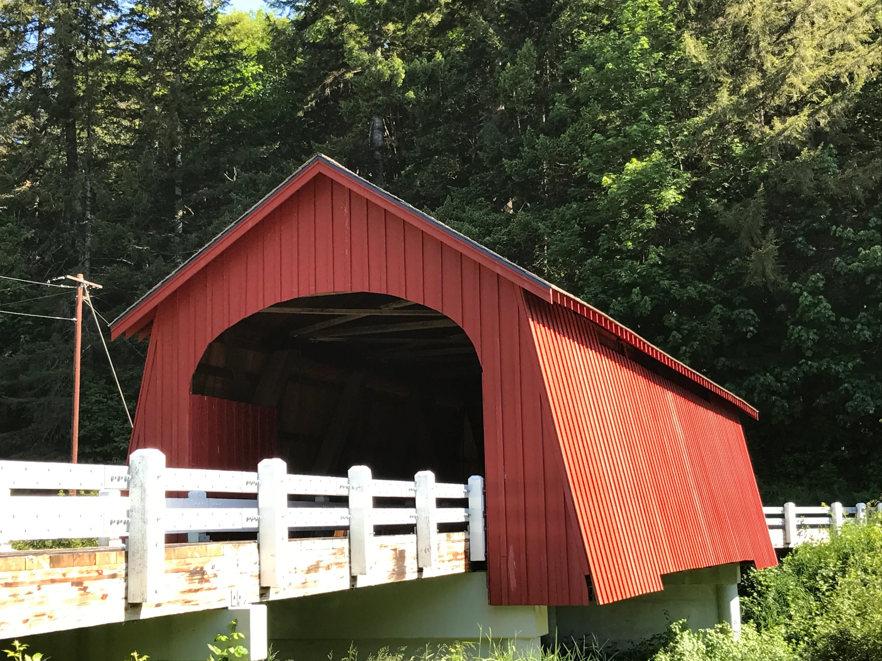 Fisher Bridge — creek view