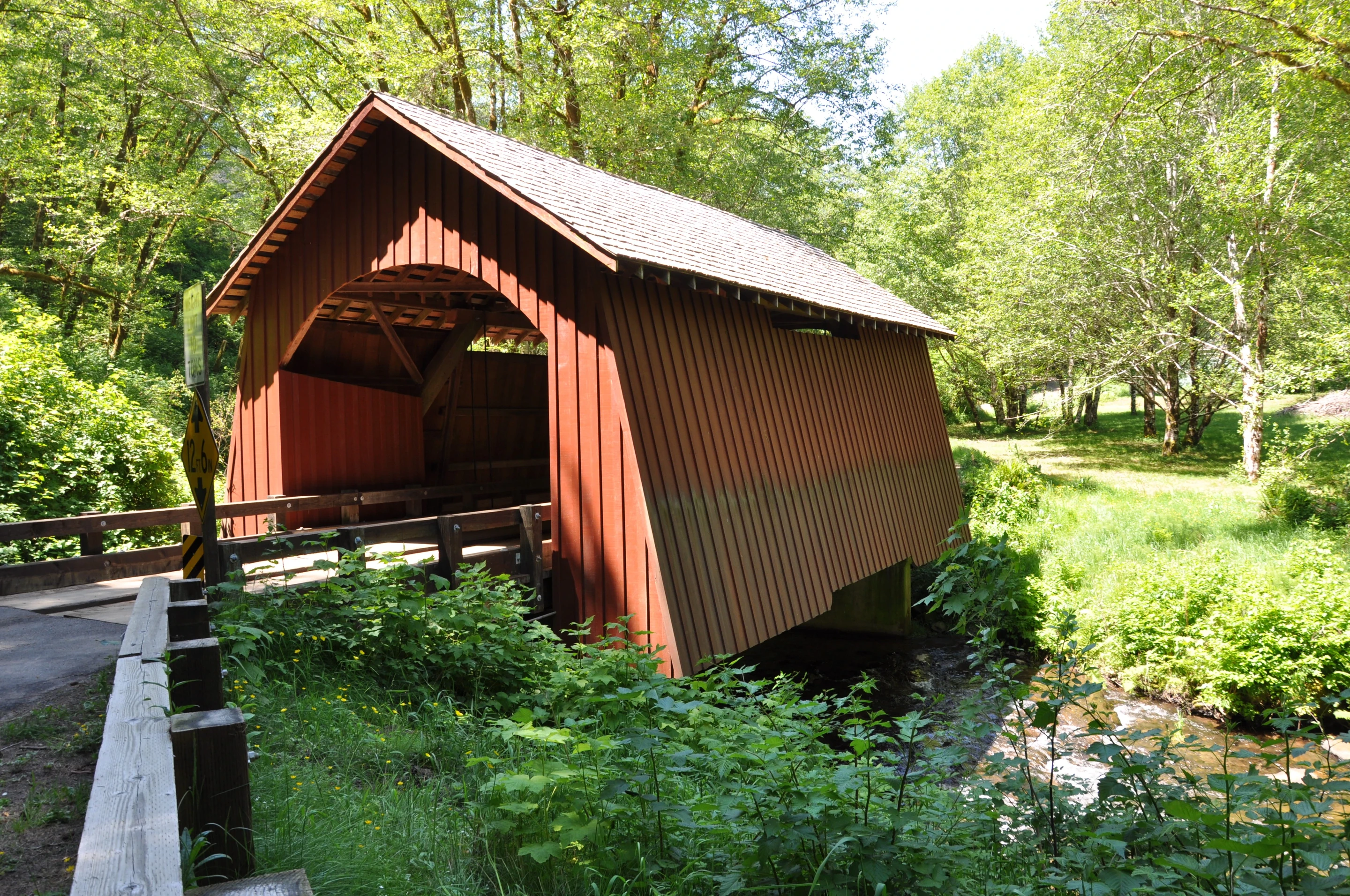 North Fork Yachats Bridge — side elevation