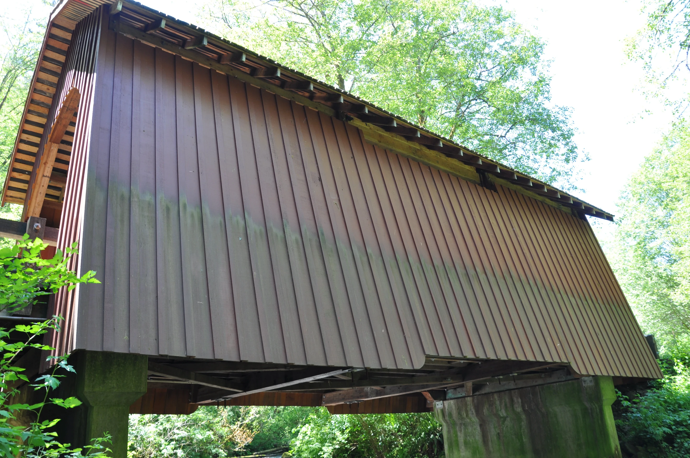 North Fork Yachats Bridge — portal entrance