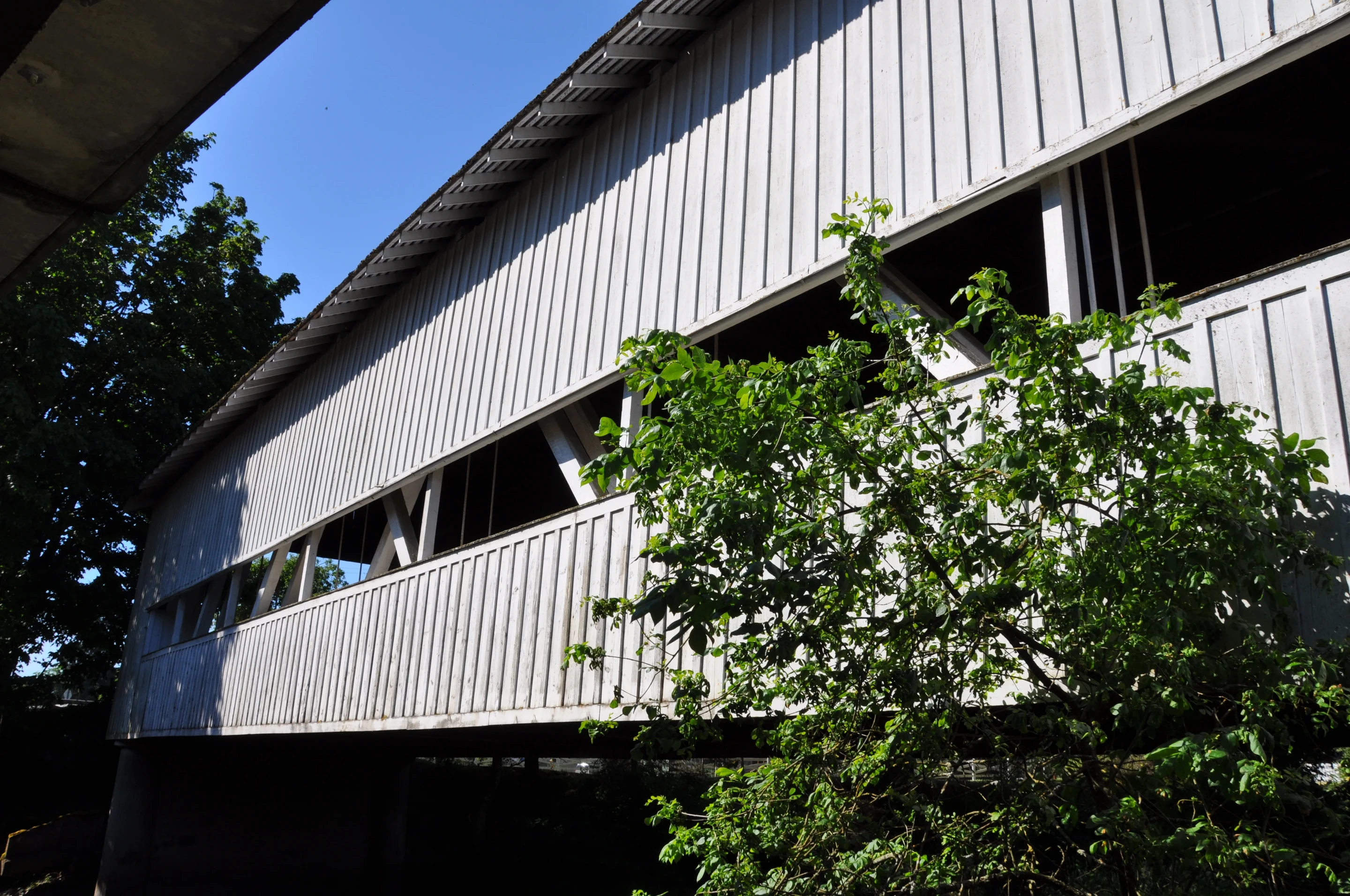 Crawfordsville Bridge — river view