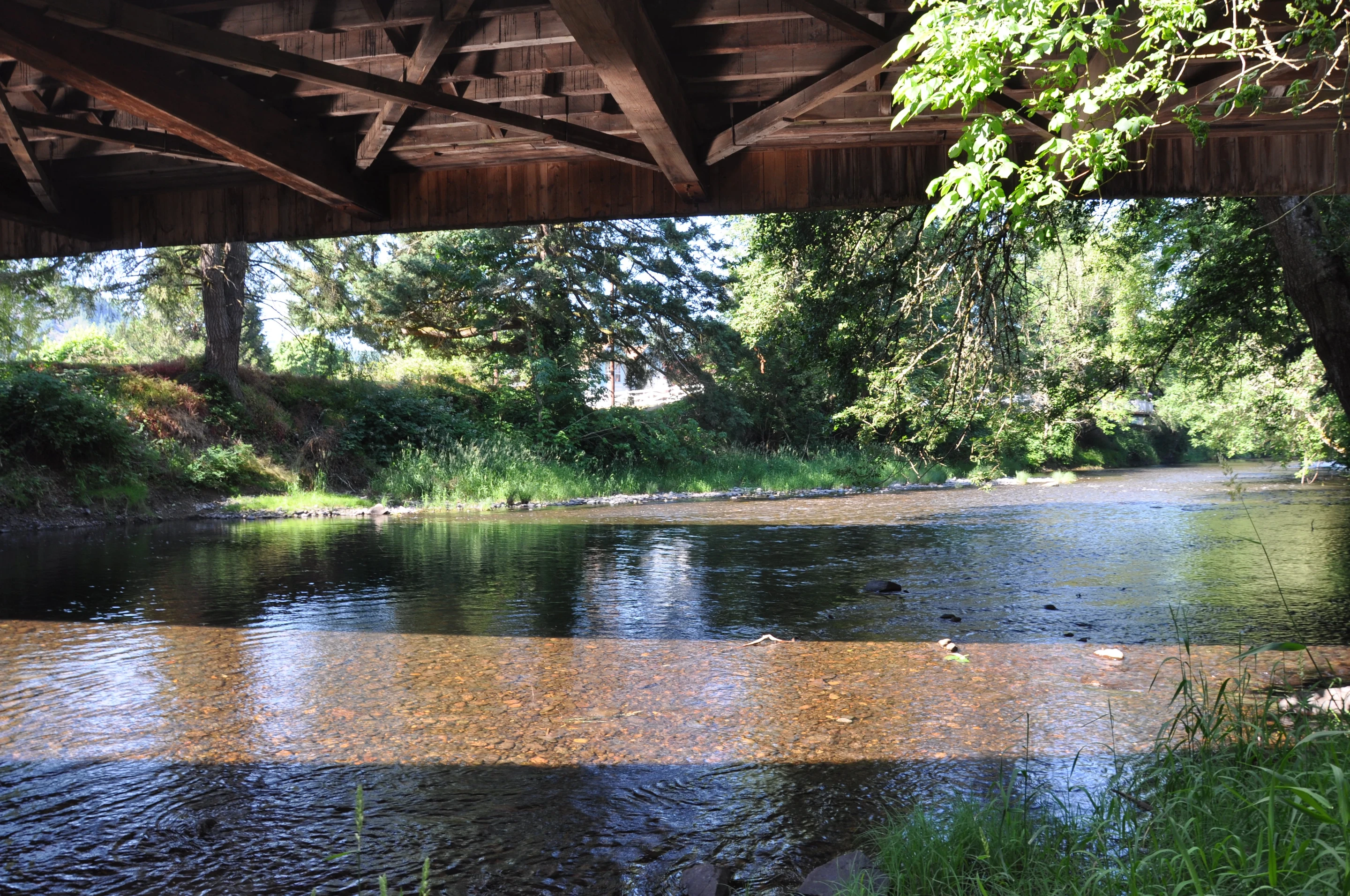 Crawfordsville Bridge — interior