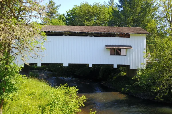 Earnest Bridge — aerial view