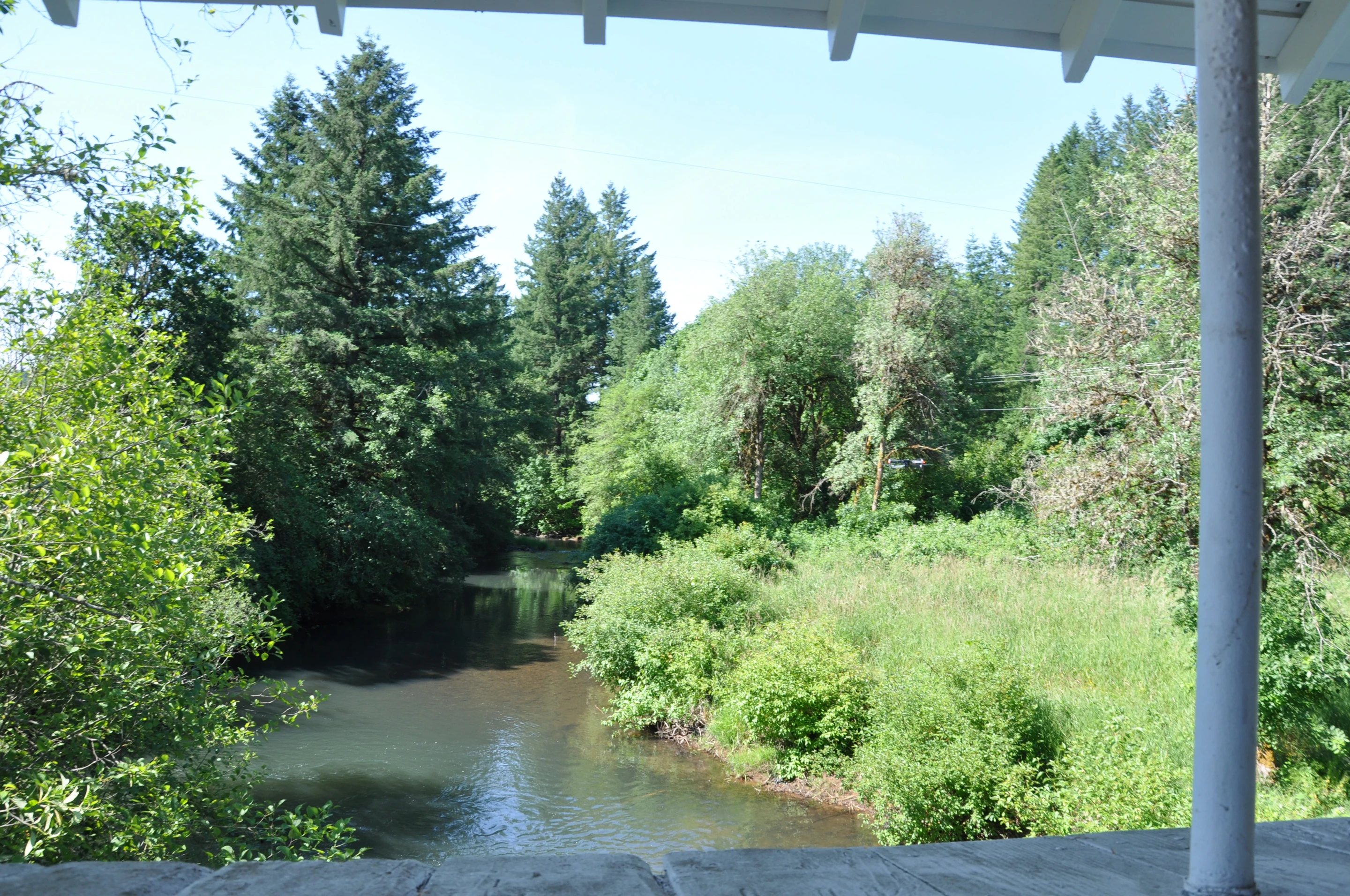 Earnest Bridge — creek view