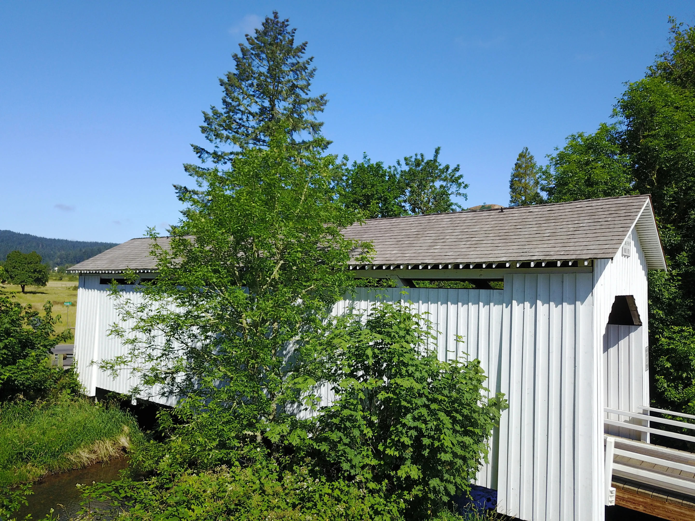Parvin Bridge — aerial view