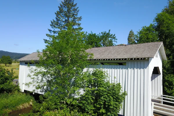Parvin Bridge — aerial view