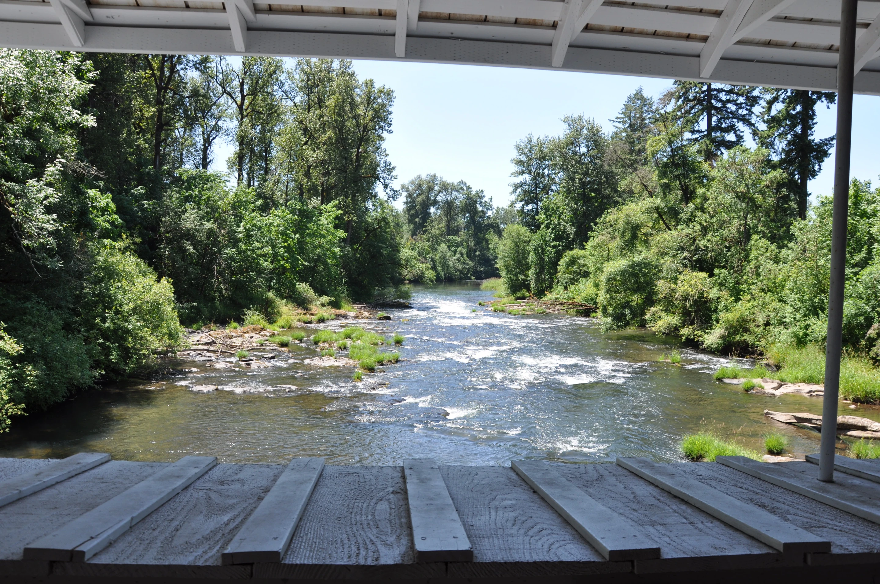 Pengra Bridge — approach view