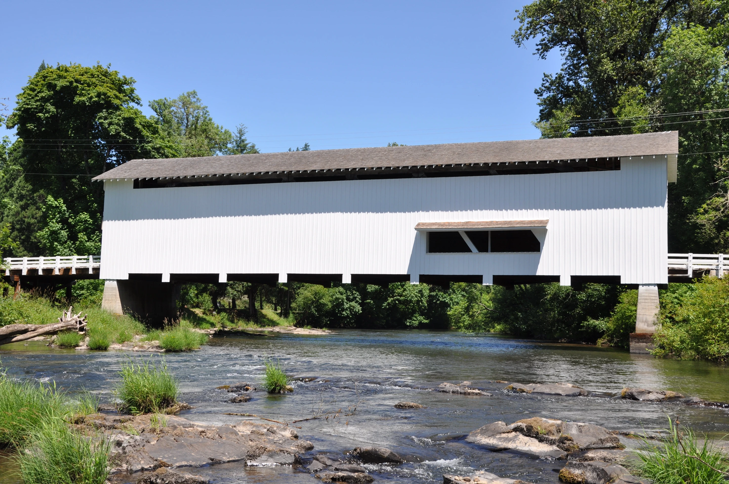 Pengra Bridge — side elevation