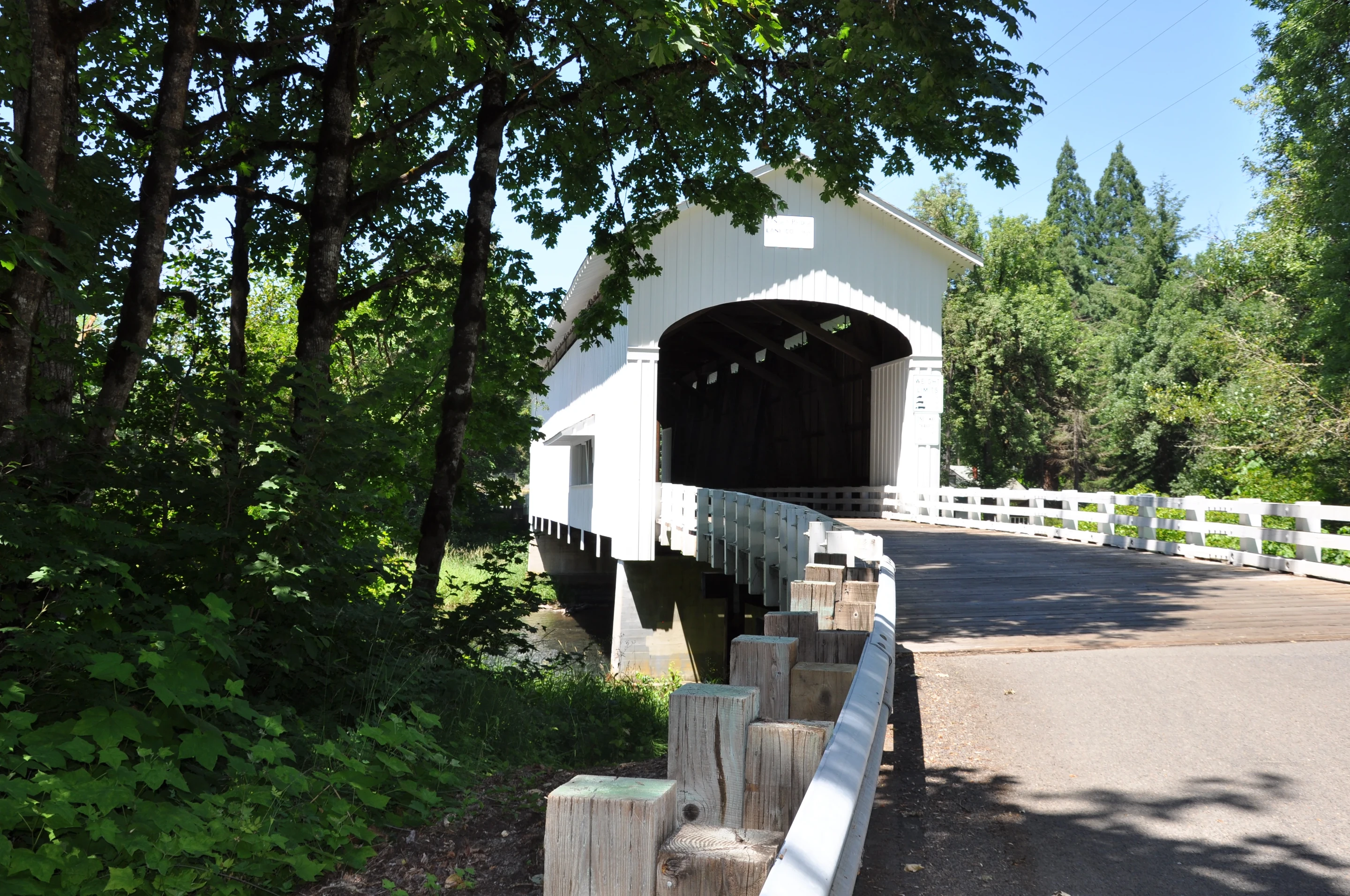 Pengra Bridge — downstream view