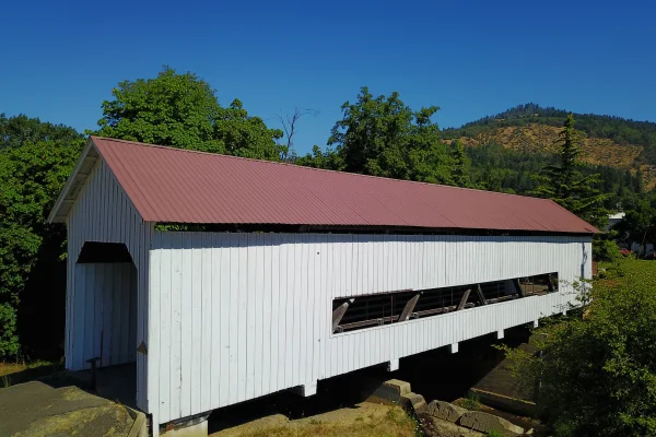 Horse Creek Bridge — aerial view