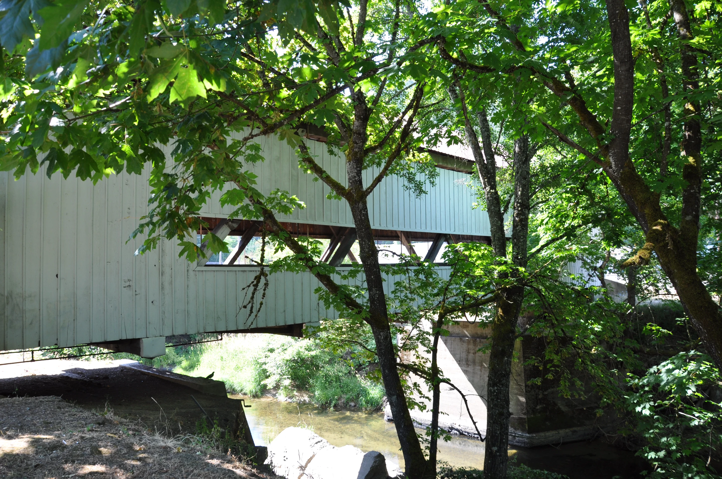 Horse Creek Bridge — creek view