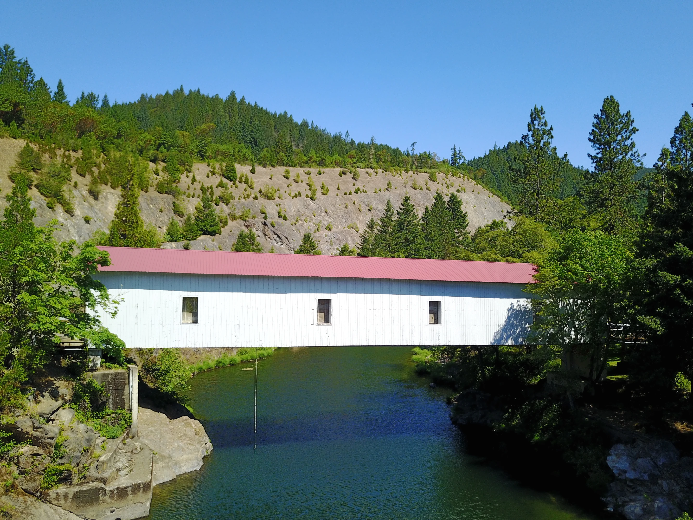 Milo Academy Bridge — river overview