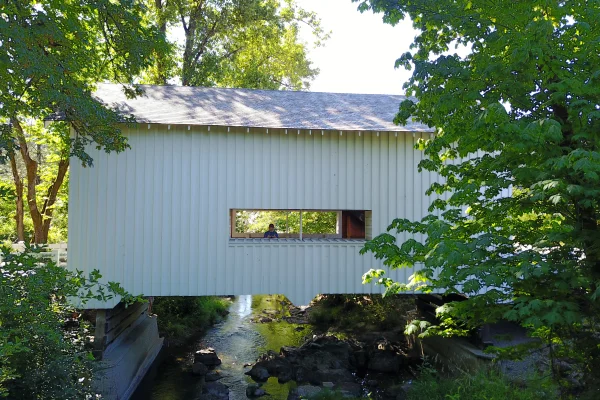 Neal Lane Bridge — aerial view