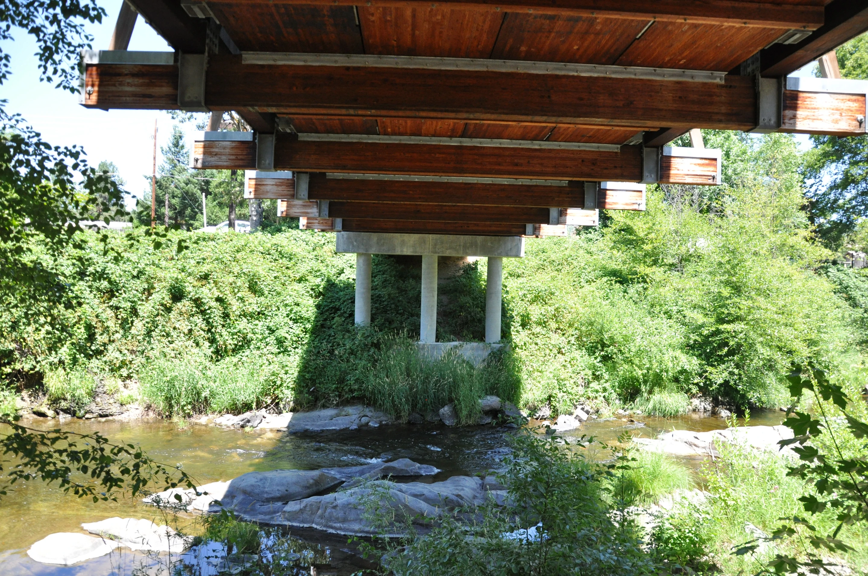 Wimer Bridge — creek view