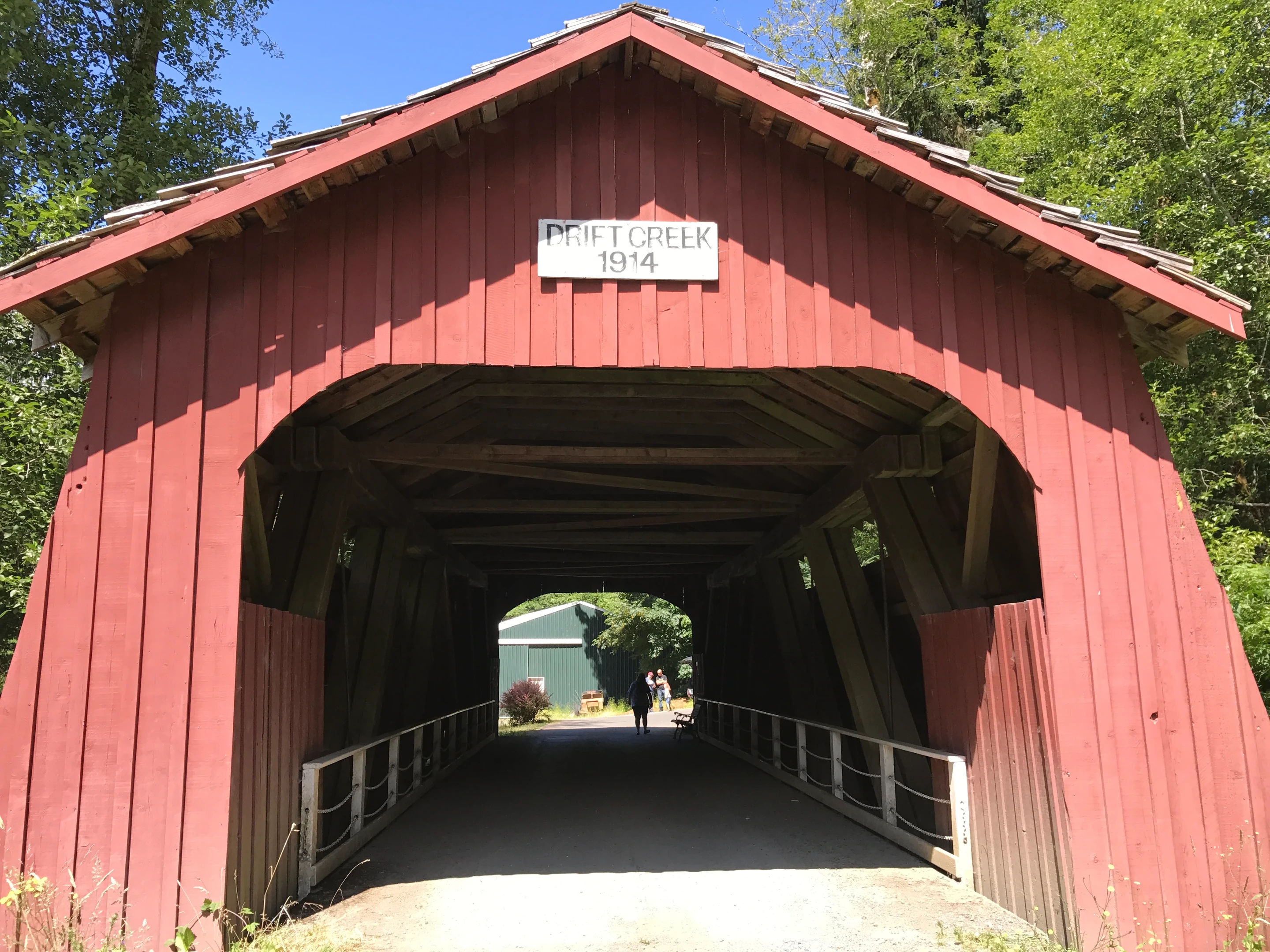 Drift Creek Bridge — creek view