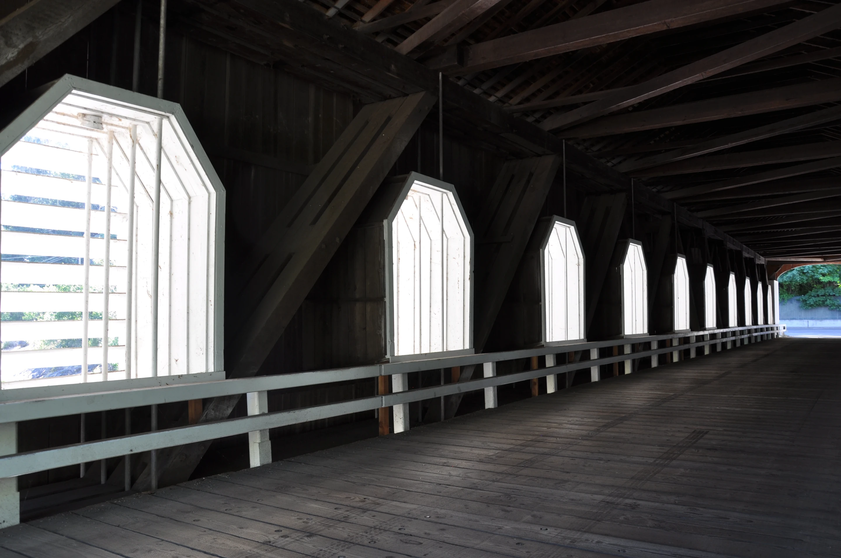 Goodpasture Bridge — side elevation