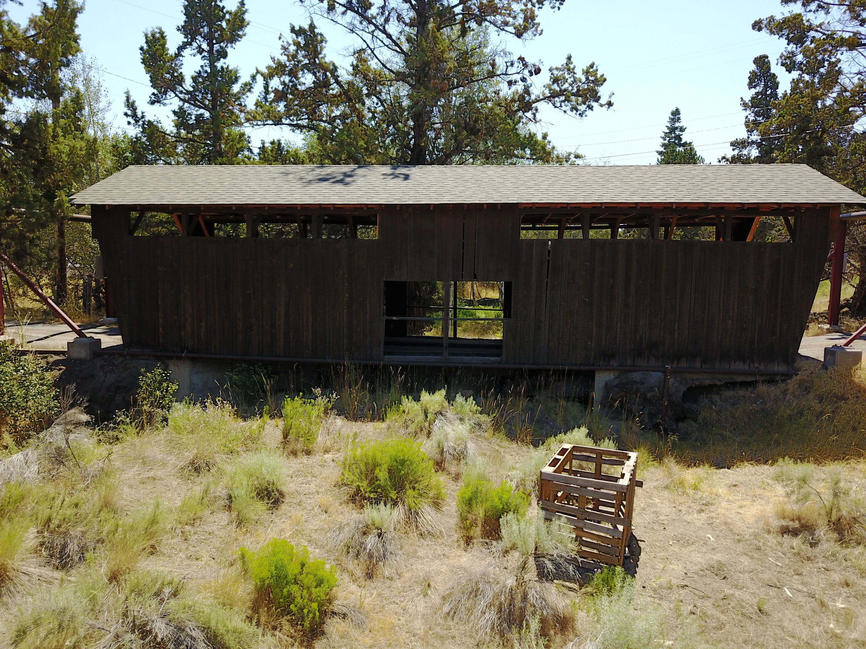 Rock O' The Range Bridge — aerial view