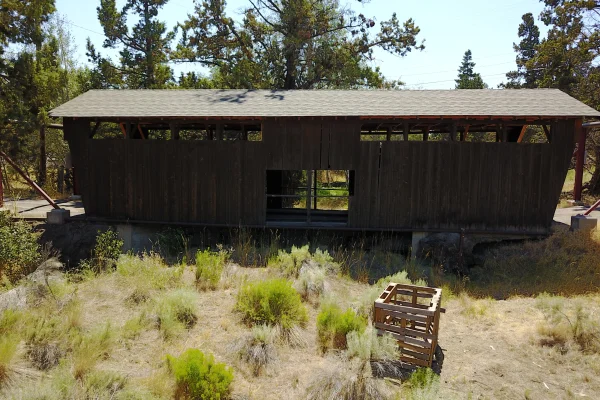 Rock O' The Range Bridge — aerial view