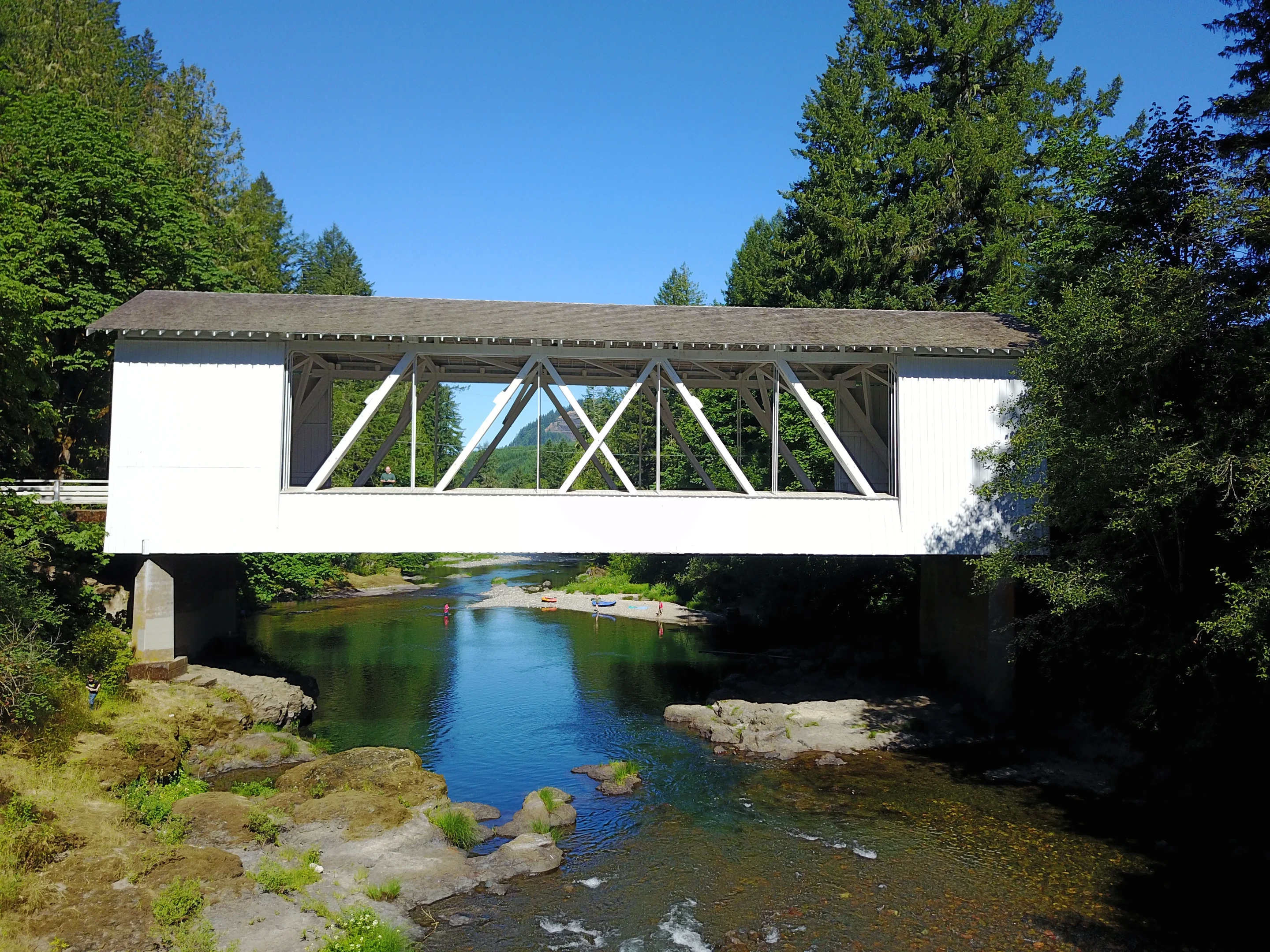 Short Bridge — aerial view