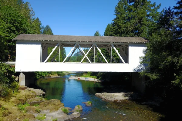 Short Bridge — aerial view