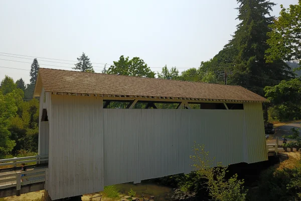 Coyote Creek Bridge — aerial view