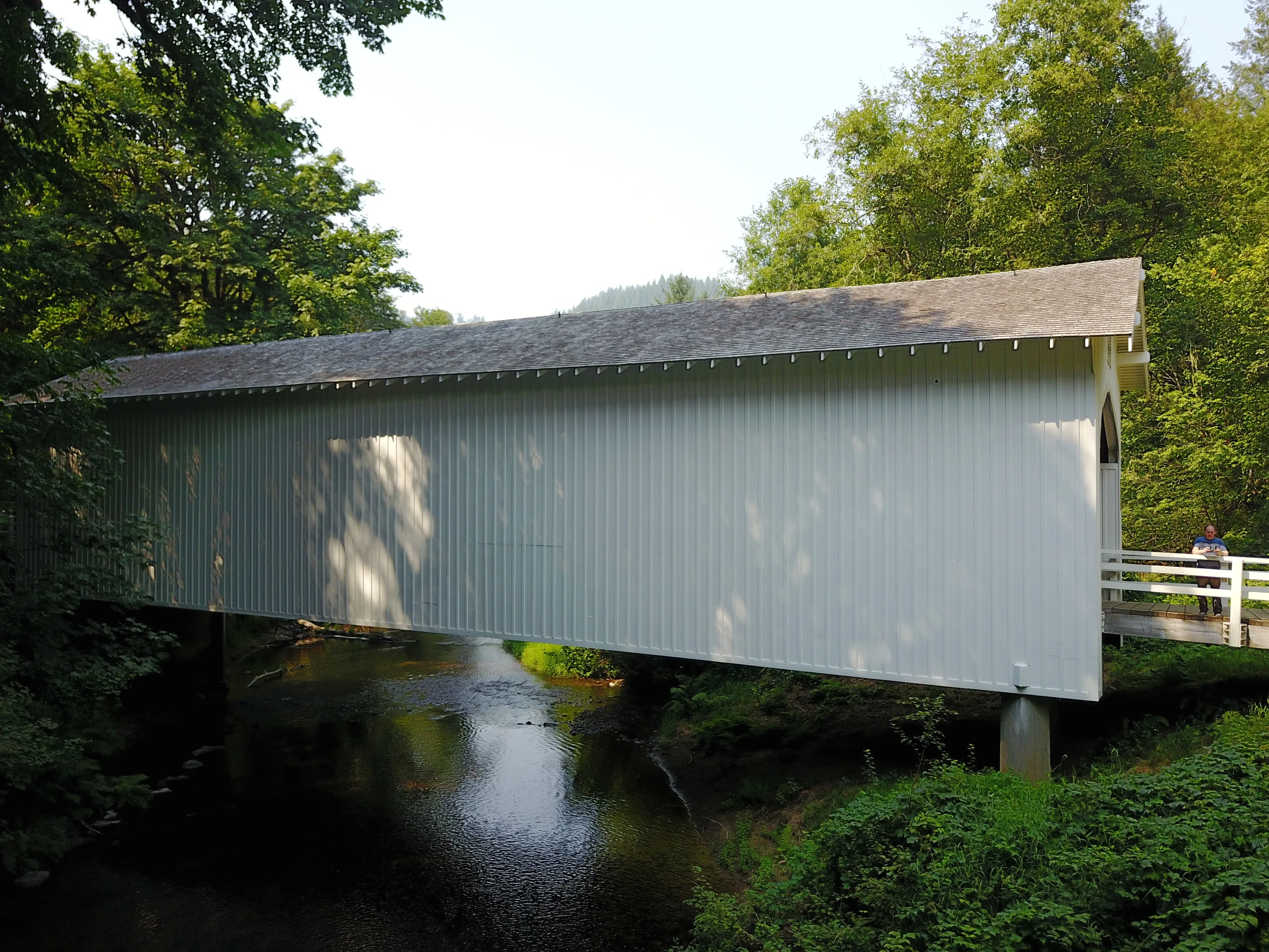 Deadwood Bridge — aerial view