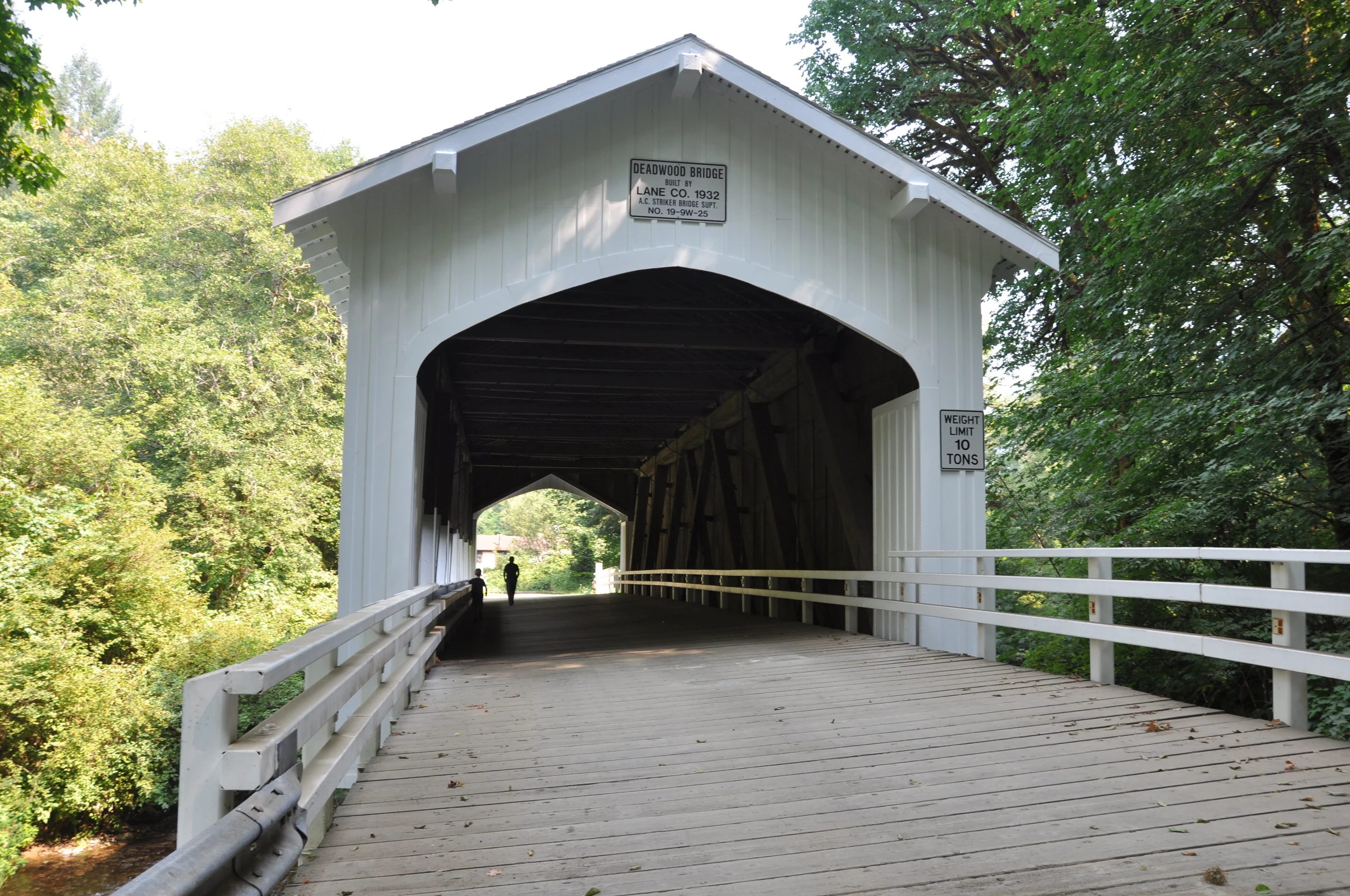 Deadwood Bridge — creek view