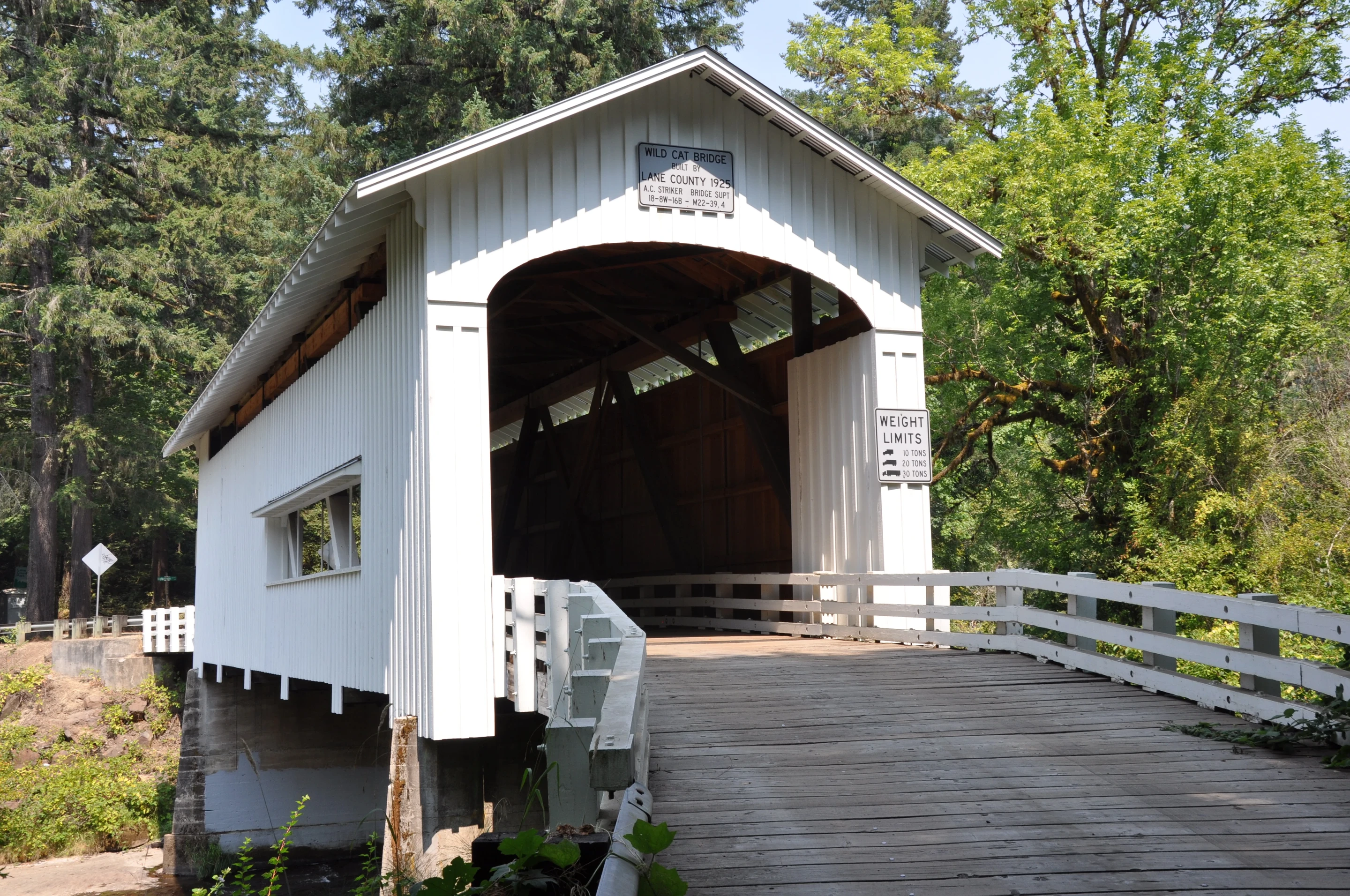 Wildcat Creek Bridge — side elevation