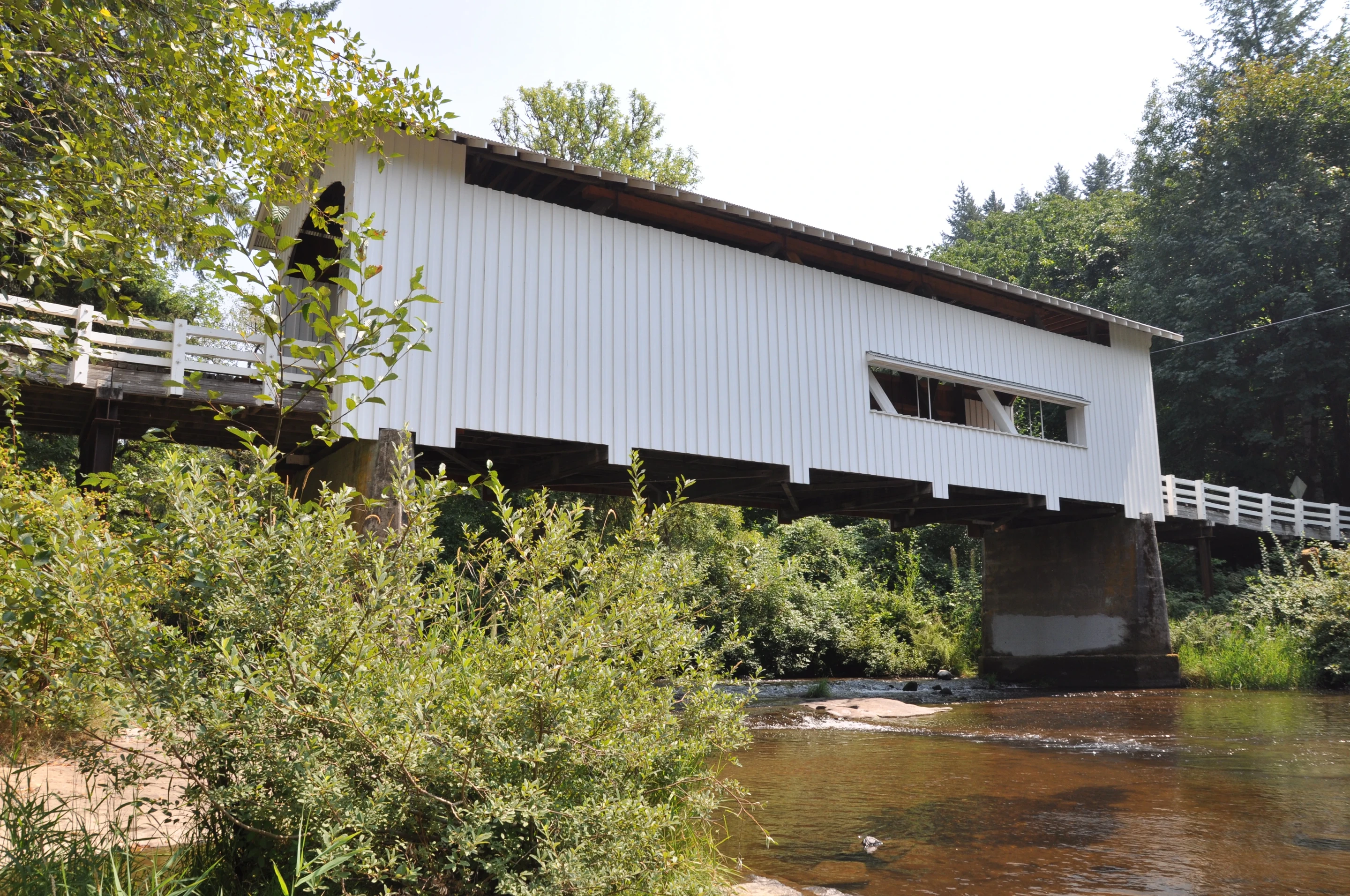 Wildcat Creek Bridge — interior view