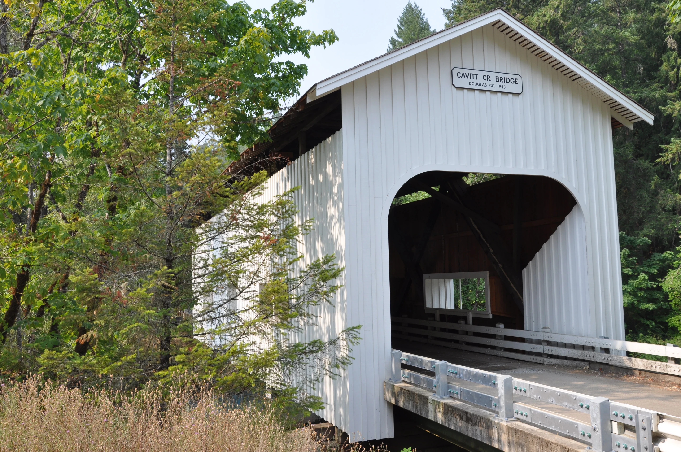Cavitt Creek Bridge — side elevation